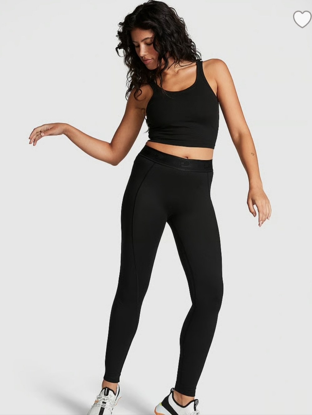 PINK Victoria's Secret Grey High-Waist Performance Leggings